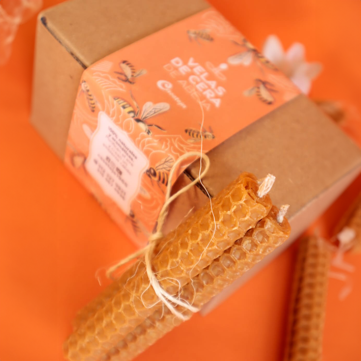 velas de cera de abeja