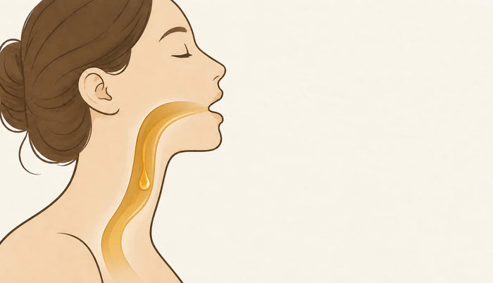 La miel suaviza la mucosa irritada