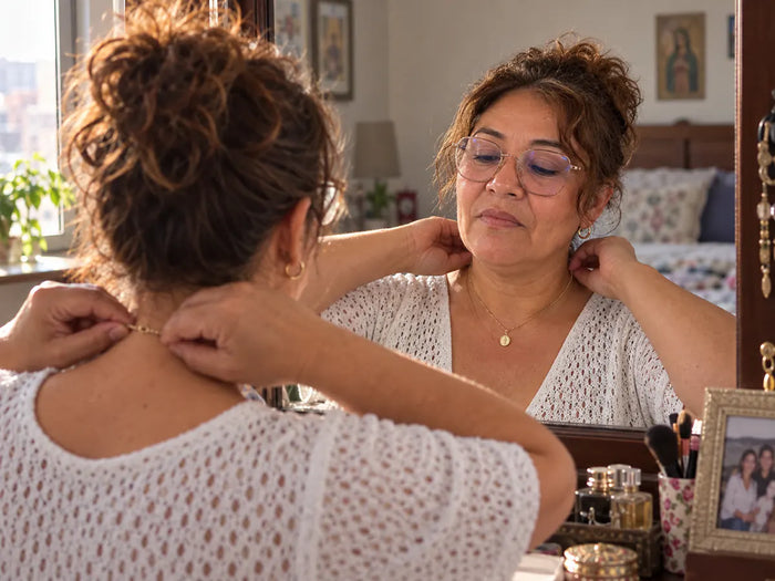 Cuello de mujer madura